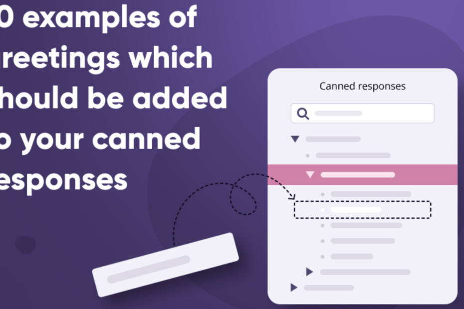 10 examples of greetings which should be added to your canned responses